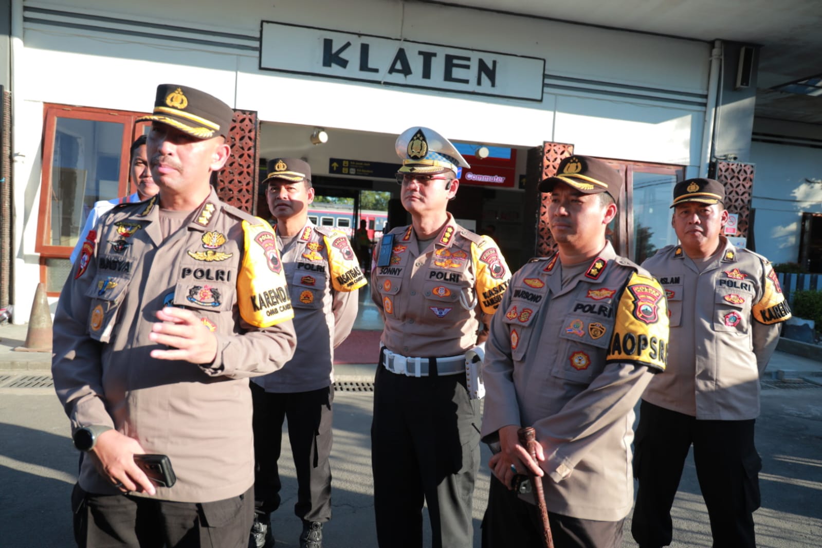Pantau Kesiapan Operasi Ketupat, Pejabat Polda Jateng Sidak di Klaten