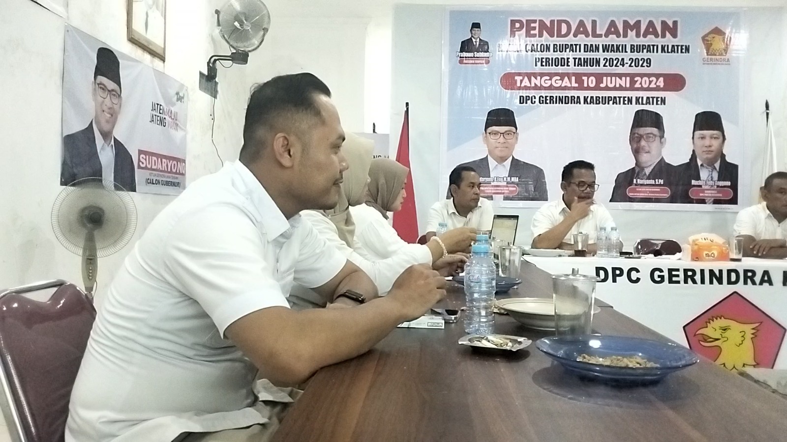 Bacabup Bacawabup Ikuti Fit And Proper Test, Ketua Gerindra Klaten : Kami Harus Tahu Kesiapan Mereka