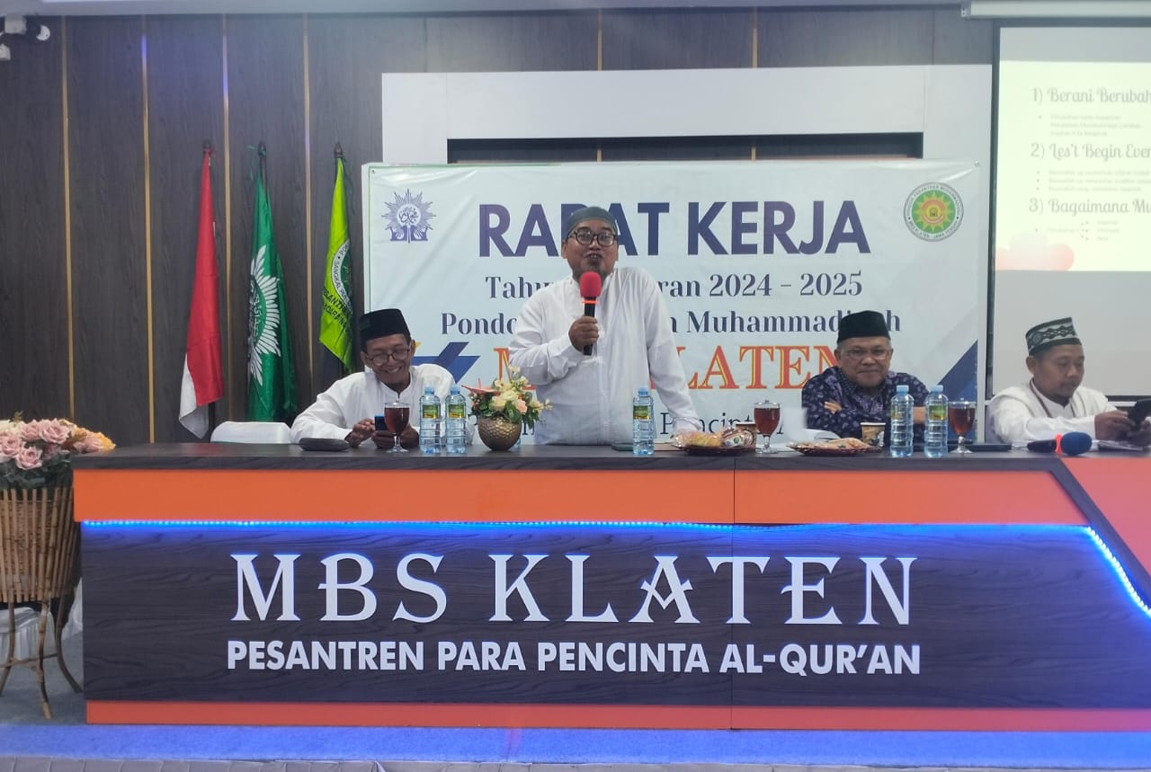 Raker MBS Klaten, Mudir Gembleng  Semangat At-Tajjarud Seluruh Civitas Ponpes