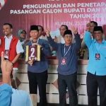 KPU Klaten Gelar Rapat Pleno Penetapan Nomor Urut Paslon Cabup Cawabup , Ini Hasilnya
