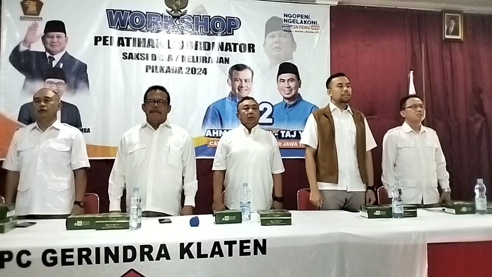 Amankan Suara Luthfi-Yasin, Gerindra Klaten Siapkan Ribuan Saksi Hingga Tingkat TPS