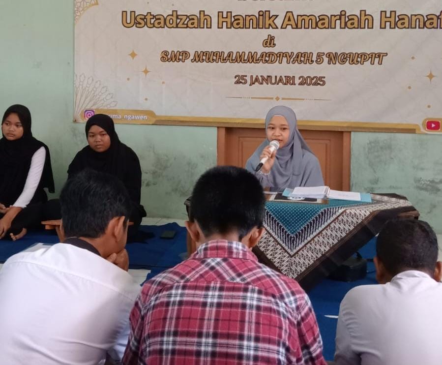 Yuk Petik Hikmah dari Peringatan Isro’ Mi’roj Nabi Muhammad SAW di SMP Muhammadiyah 5 Prosus Ngupit