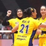 Marinova Perkuat Jakarta Livin Mandiri, Taklukkan Tim Tuan Rumah di Proliga Seri Gresik