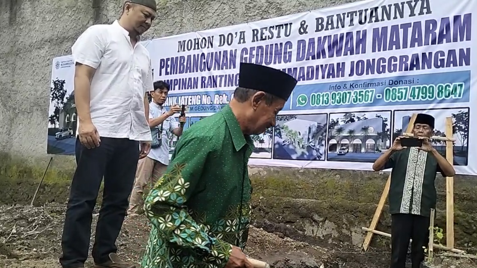 Manfaatkan Lahan Wakaf, PRM Jonggrangan Mulai Bangun Gedung Dakwah Mataram Senilai 1,2 M