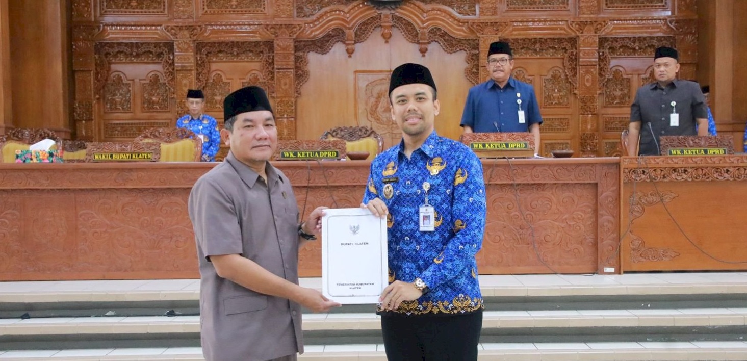 Sidang Paripurna DPRD Klaten Setujui Perubahan Propemperda 2025, Ini Tanggapan Wabup