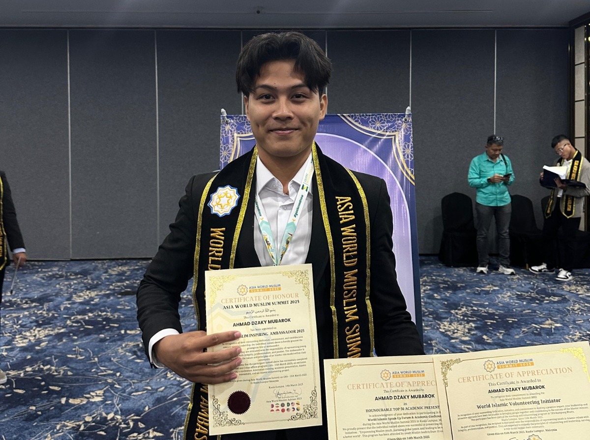 Mahasiswa UIN RM Said Surakarta Wakili Indonesia di Asia World Muslim Summit 2025