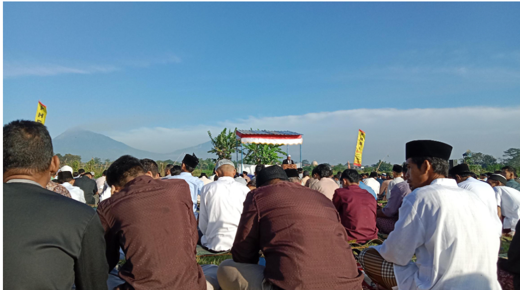 Sholat Ied di Lapangan Wangen Polanharjo Dihadiri Ribuan Warga dari Empat Desa