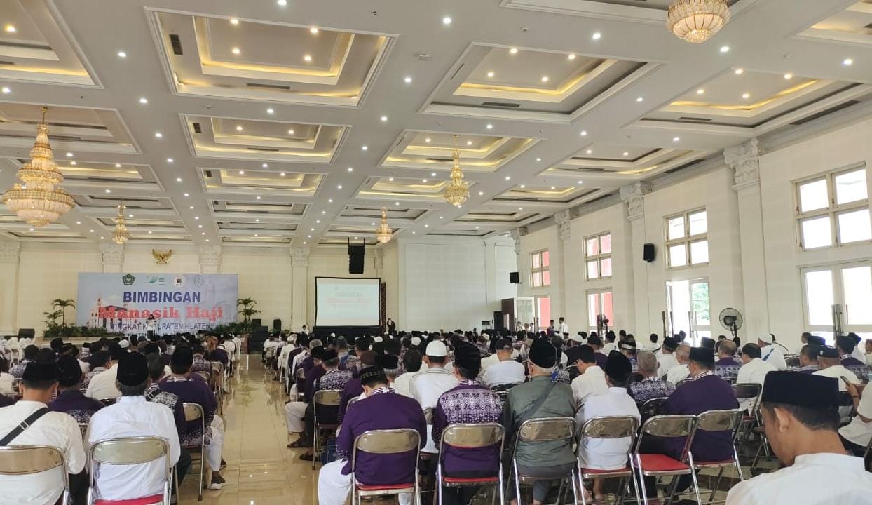 Masuk Gelombang 2 Pemberangkatan, Ratusan Calhaj Klaten Ikuti Bimbingan Manasik Tingkat Kabupaten