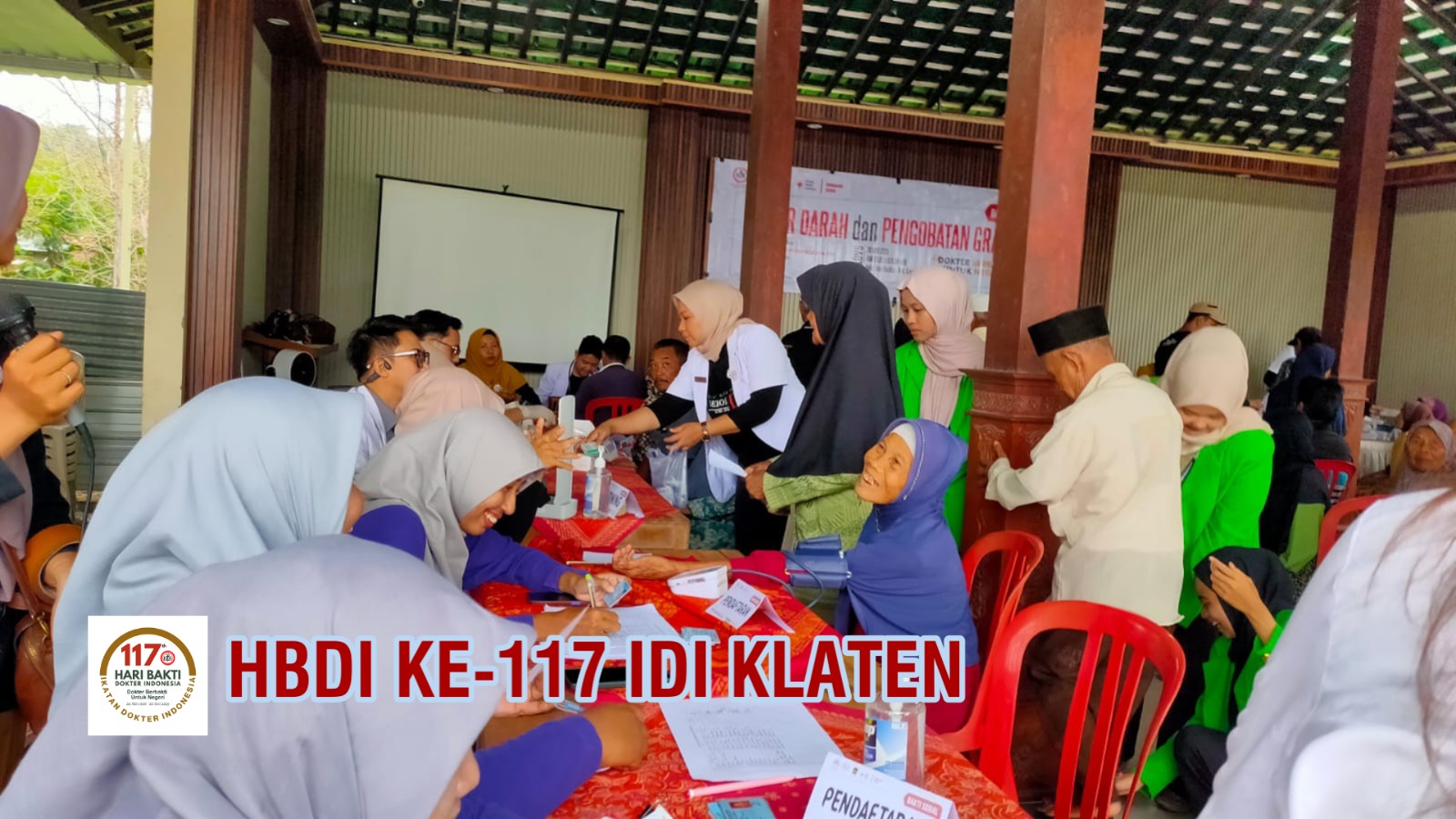 HBDI Ke-117, IDI Klaten Gelar Kegiatan Sosial dan Penapisan Kasus PTM di Cawas