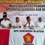 Persiapan Pemilu 2029, Gerindra Klaten Restrukturisasi Pengurus, Yang Tidak Loyal Dicoret