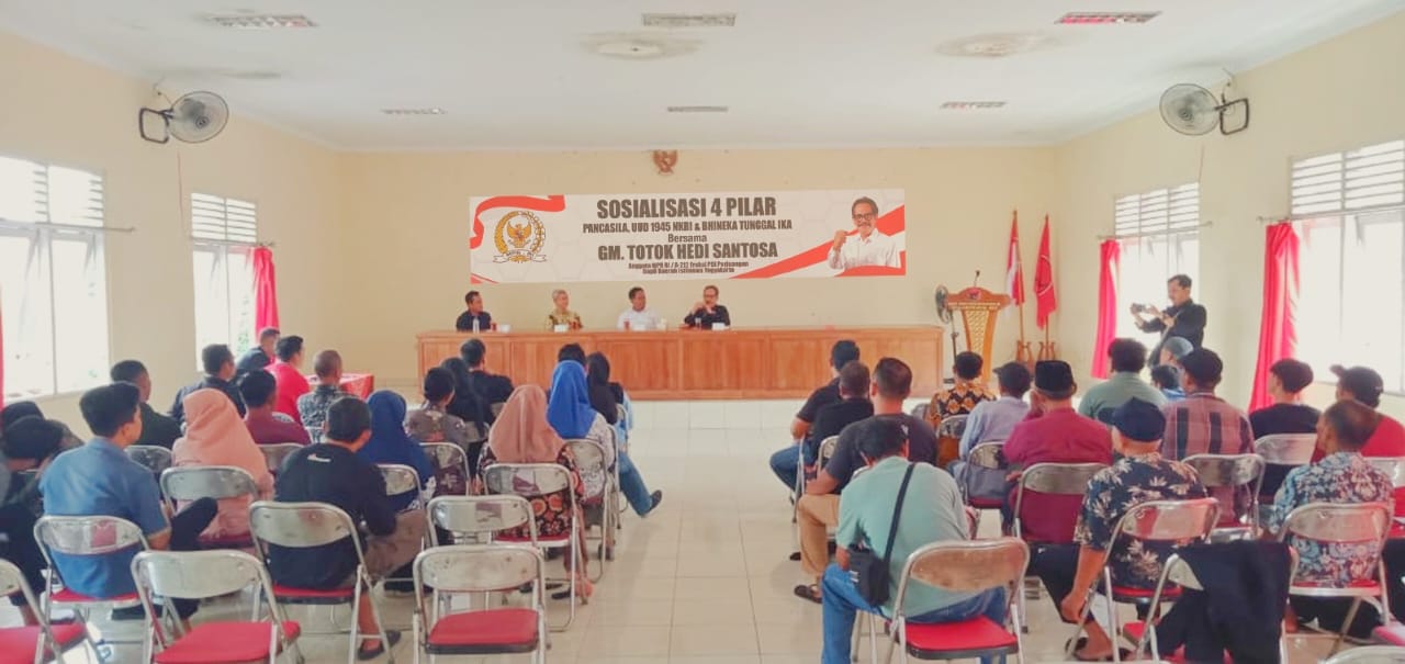 Sosialisasi 4 Pilar MPRRI di Kulonprogo, GM Totok Ingatkan Upaya Menjaga Keharmonian Ditengah Keragaman