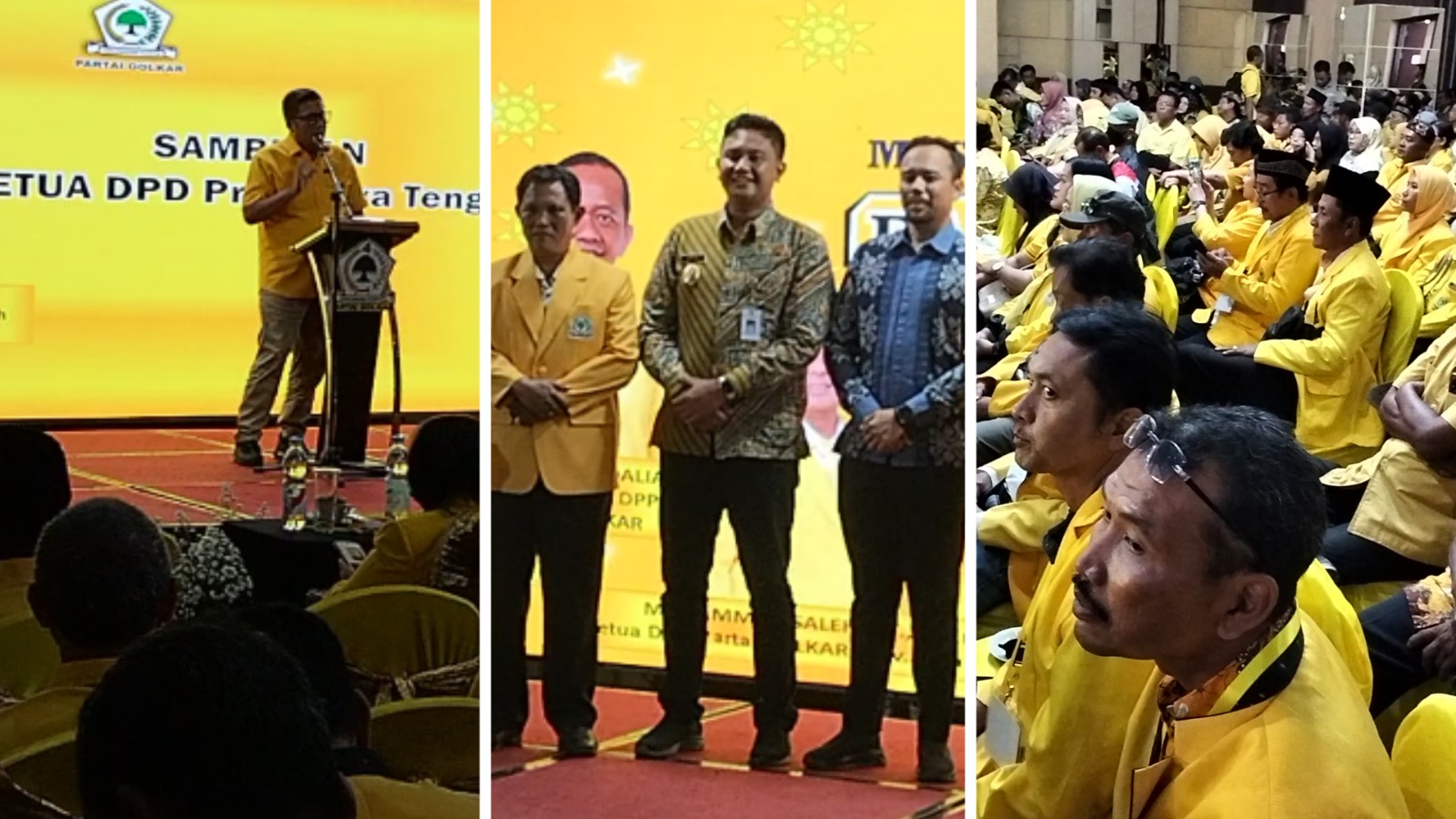 Pembukaan Musda XI DPD Golkar Klaten Jadi Ajang Saling Roasting Politisi Senior Parpol