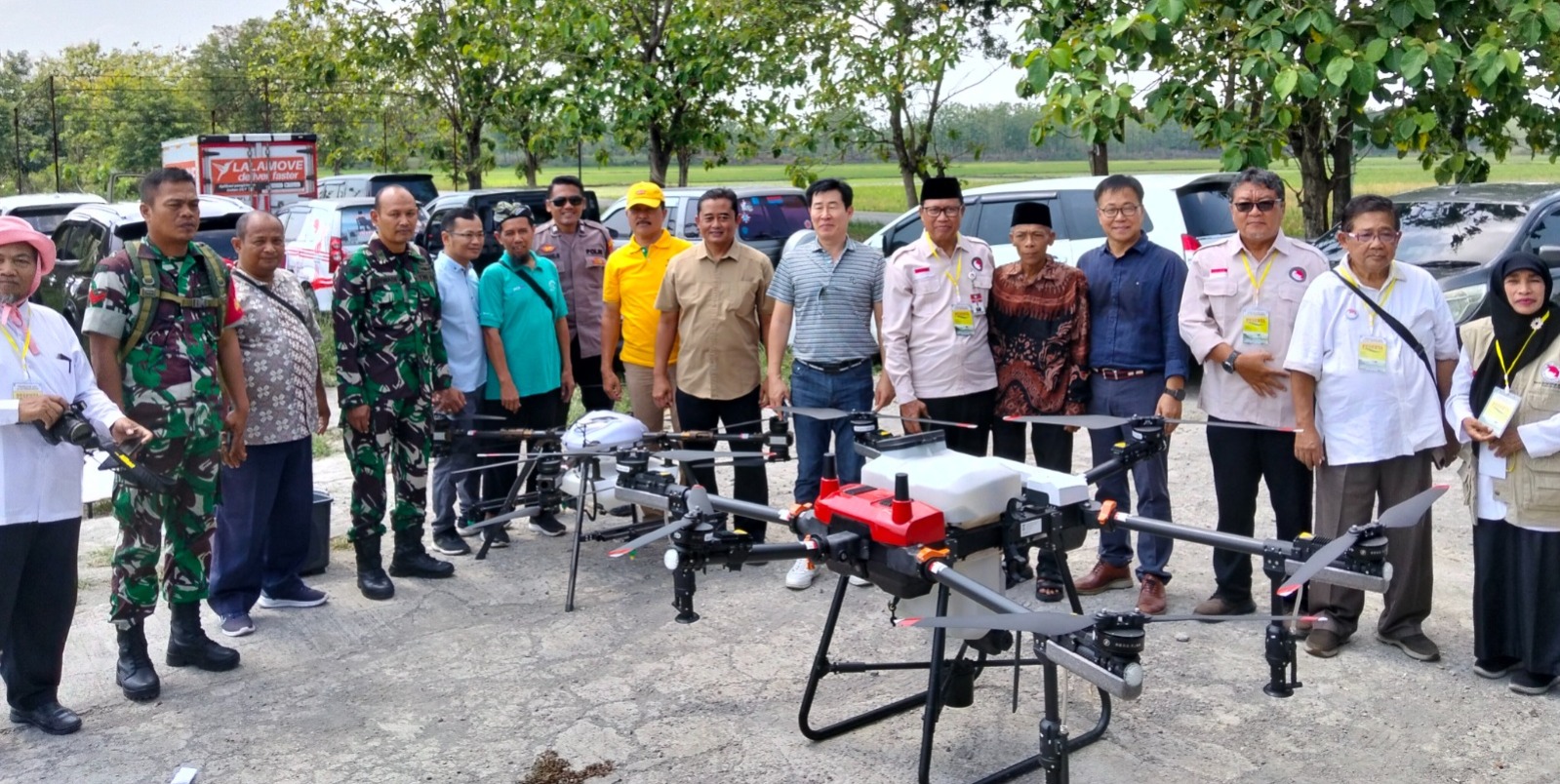 Transformasi Pertanian Modern di Klaten, FKUB Gandeng Mitra Perkenalkan Drone Multi Fungsi