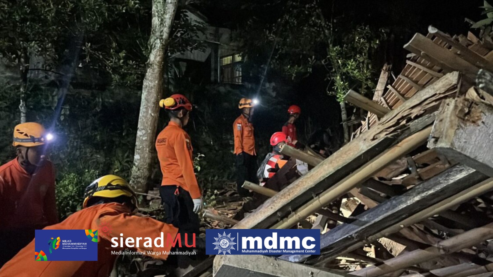 Tiga Orang Tewas Tertimpa Longsor di Majenang Cilacap, MDMC Terjunkan Relawan Bantu Evakuasi