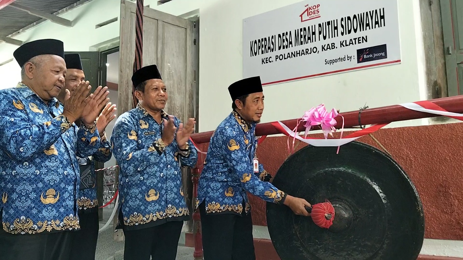 Resmikan KDMP Sidowayah, Staf Ahli Bupati Dorong Koperasinya Sehat, Pengelolaannya Jadi Pilot Project