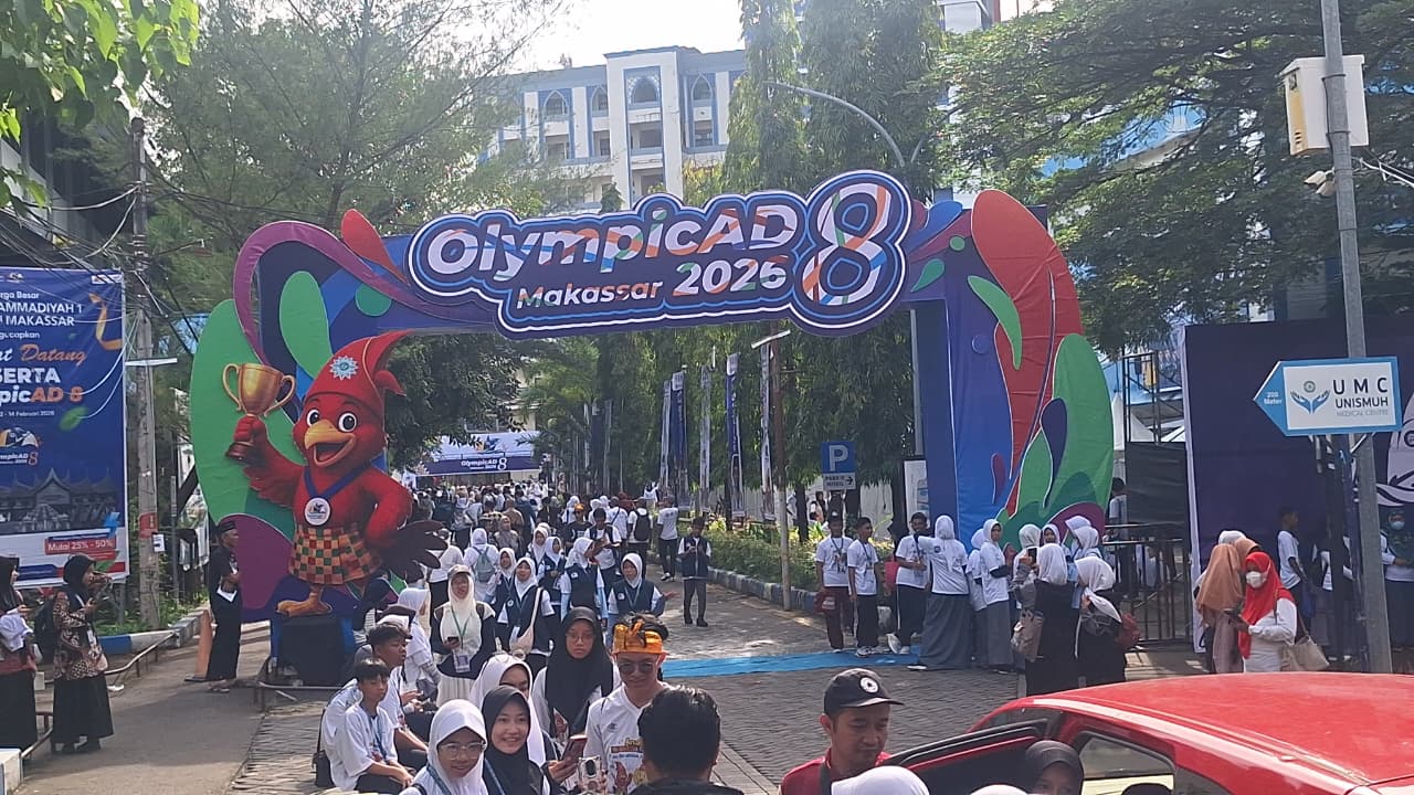 OlympicAD VIII Dibuka Ketua PP Muhammadiyah, Delapan Ribuan Partisipan Berkumpul di Makassar
