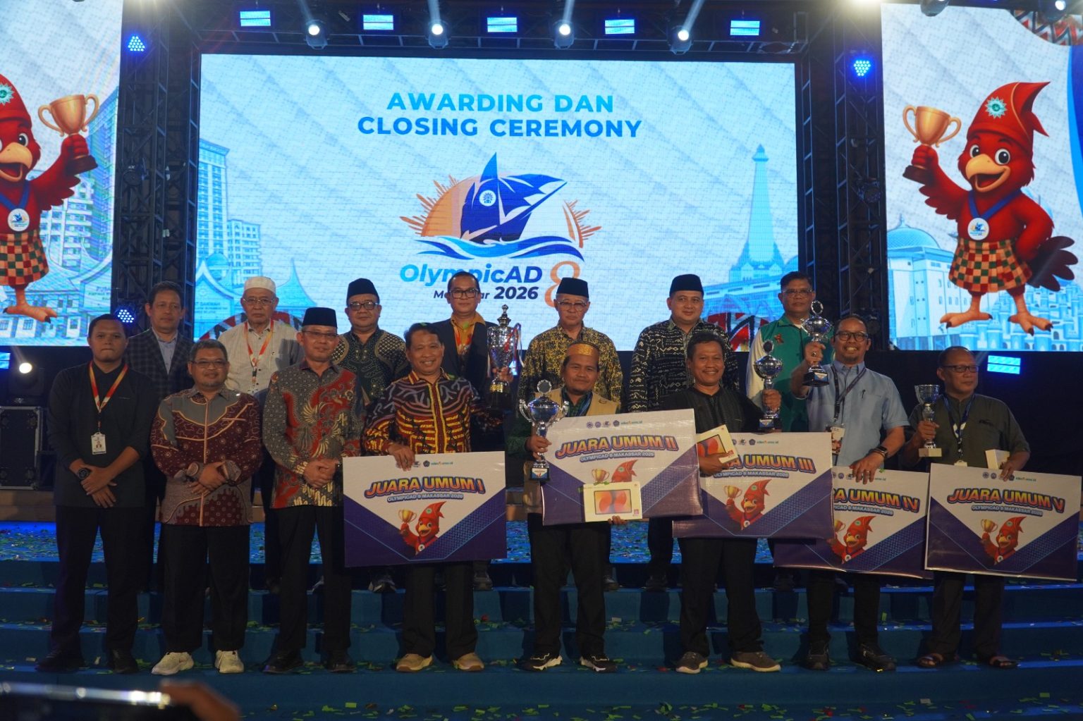 Bersaing Ketat Dengan Jateng, DIY Raih Juara Umum OlympicAD VIII, Klaten Raih 8 Medali Emas