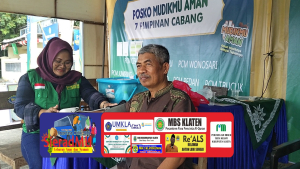 Singgah di Posko Mudikmu Aman Ceper, Pemudik Asal Surabaya Rasakan Kenyamanan Beribadah