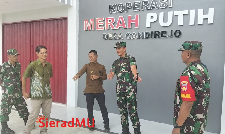 Tinjau Pembangunan KDMP di Candirejo, Dandim Klaten Tarjetkan Pembangunan di 381 Lokasi Selesai Sebelum Agustus