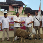 Penuhi Janji Saat Safari Politik, Seluruh PAC Gerindra di Klaten Terima Kambing Qurban dari Wamentan RI