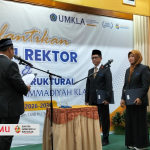 Pelantikan Warek dan Pejabat Struktural,  UMKLA Targetkan Capaian Akreditasi Unggul Tahun 2028