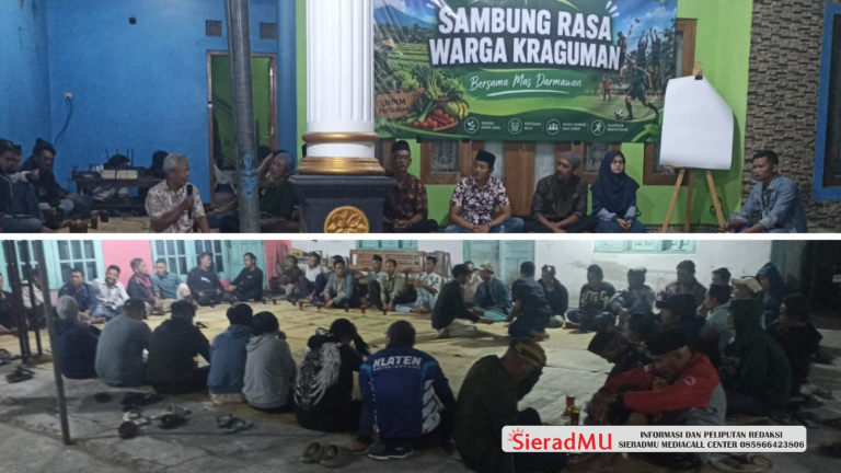 Majukan dan Sejahterakan Desa, Masyarakat Desa Kraguman Gelar Musyawarah Sambung Rasa