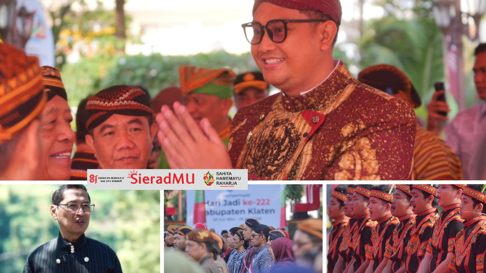 Puncak Hari Jadi Ke-222, Hamenang Mengajak Seluruh Masayarakat Menjaga Potensi, Bersinergi Memajukan Klaten