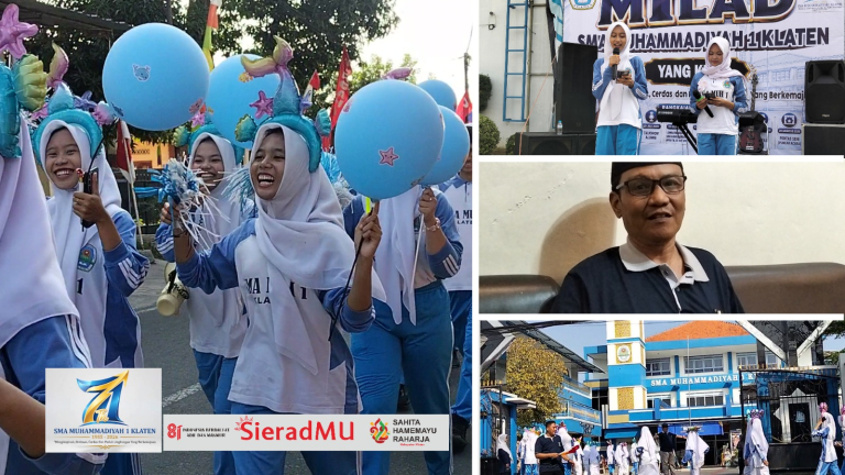 Milad ke-71, SMA Muhammadiyah 1 Klaten Berkomitmen Jadikan Sekolah Unggul dan Siap Bersaing Dikancah Internasional