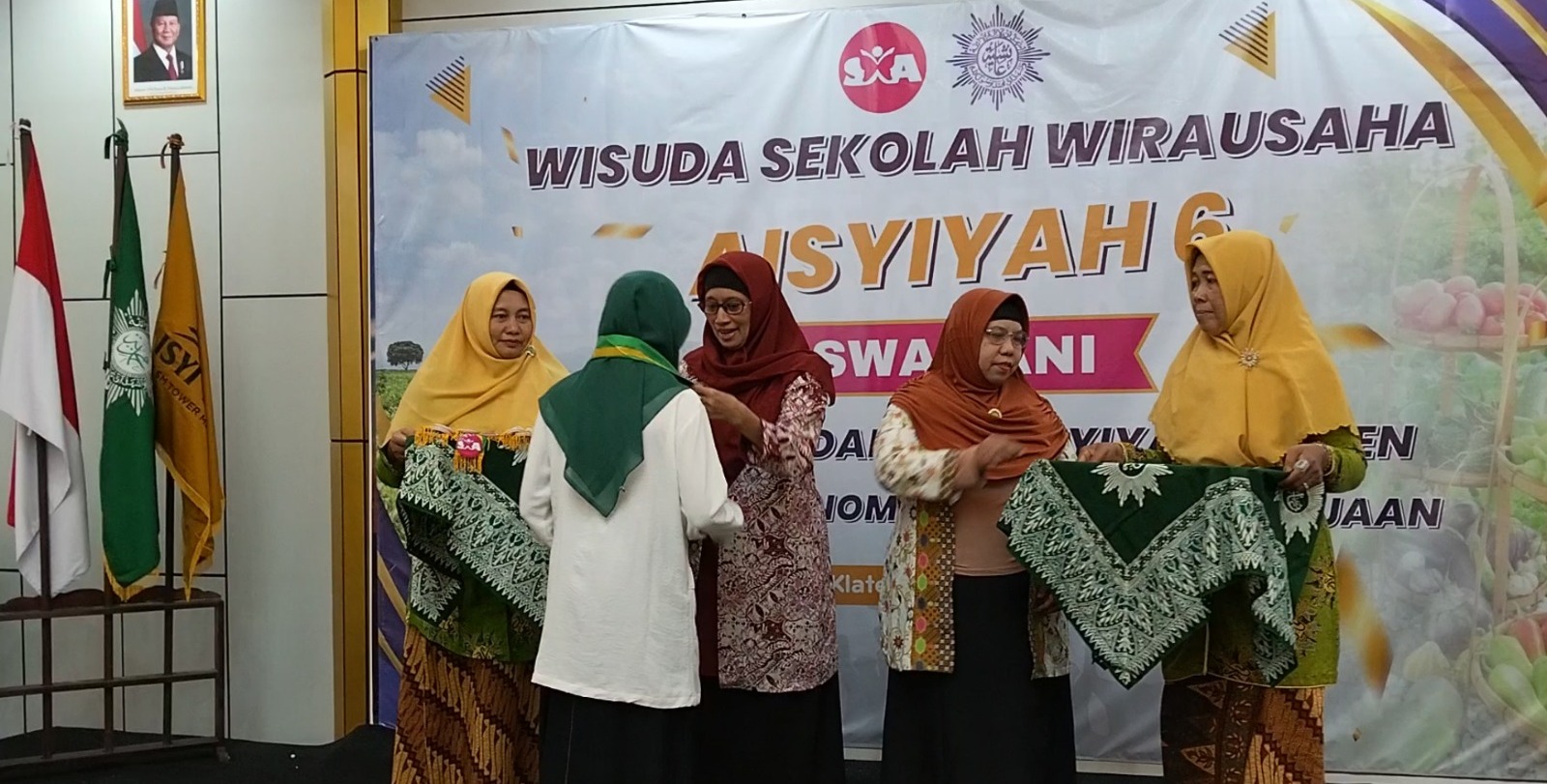 Wisuda SWA Tani 6 MEK PDA Klaten, Lutfiah Iskandar : Ini Menguatkan Gerakan Lumbung Hidup ‘Aisyiyah
