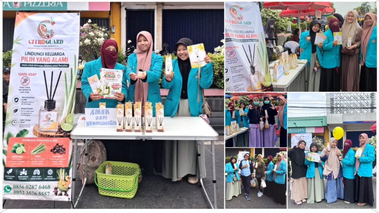 Keren, Mahasiswa UMS Kenalkan Inovasi Pengusir Nyamuk Berbasis Bahan Alami di CFD Klaten