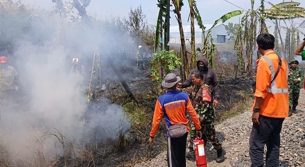 Respon Kejadian di Ceper, KAI Daop 6 Yogyakarta Ingatkan Resiko Pembakaran Dekat Jalur KA