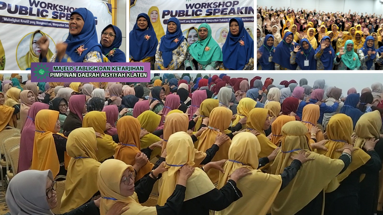 Tigaratusan Mubalighat Ikuti Workshop Public Speaking di Aisyi Tower, Ketua PDA Klaten : Mereka Garda Depan Gerakan Dakwah Aisyiyah