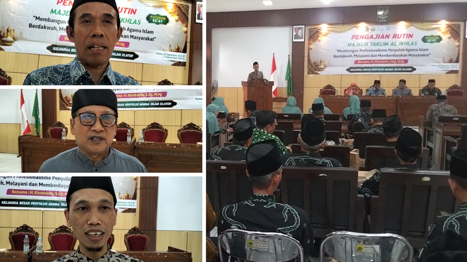 Manfaatkan Forum MT Al-Ikhlas FKPAI, Kapala Kemenag Klaten Berikan Arahan Terkait Profesionalisme Penyuluh di Era Modern