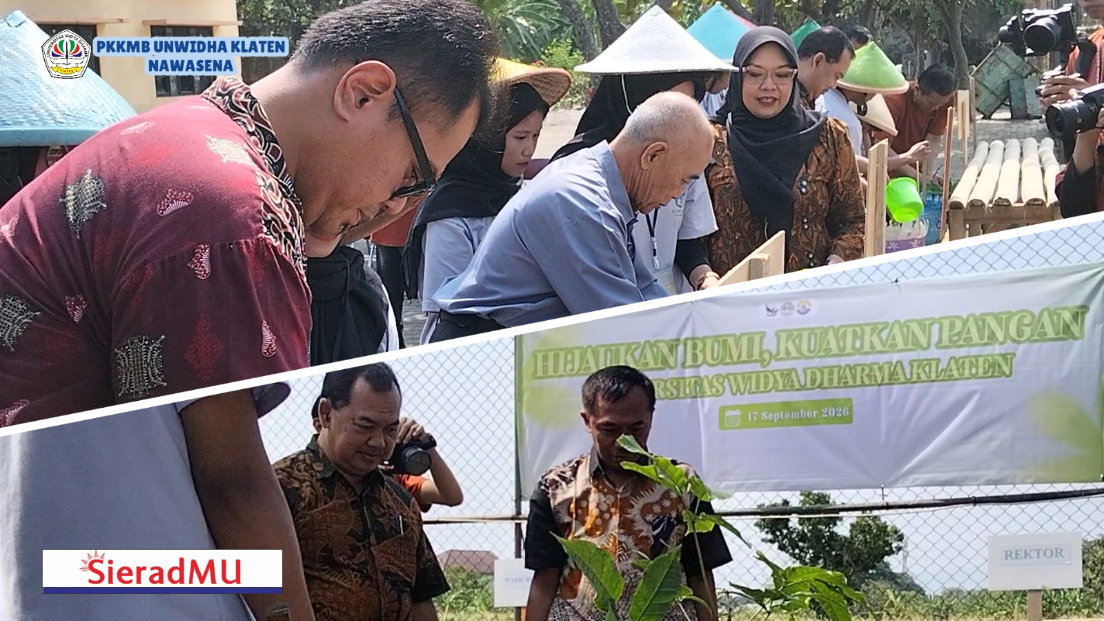 PKKMB Unwidha, Respon Kasus Karhutla, Pemanasan Global dan Ketahanan Pangan Melalui Gerakan Penghijauan