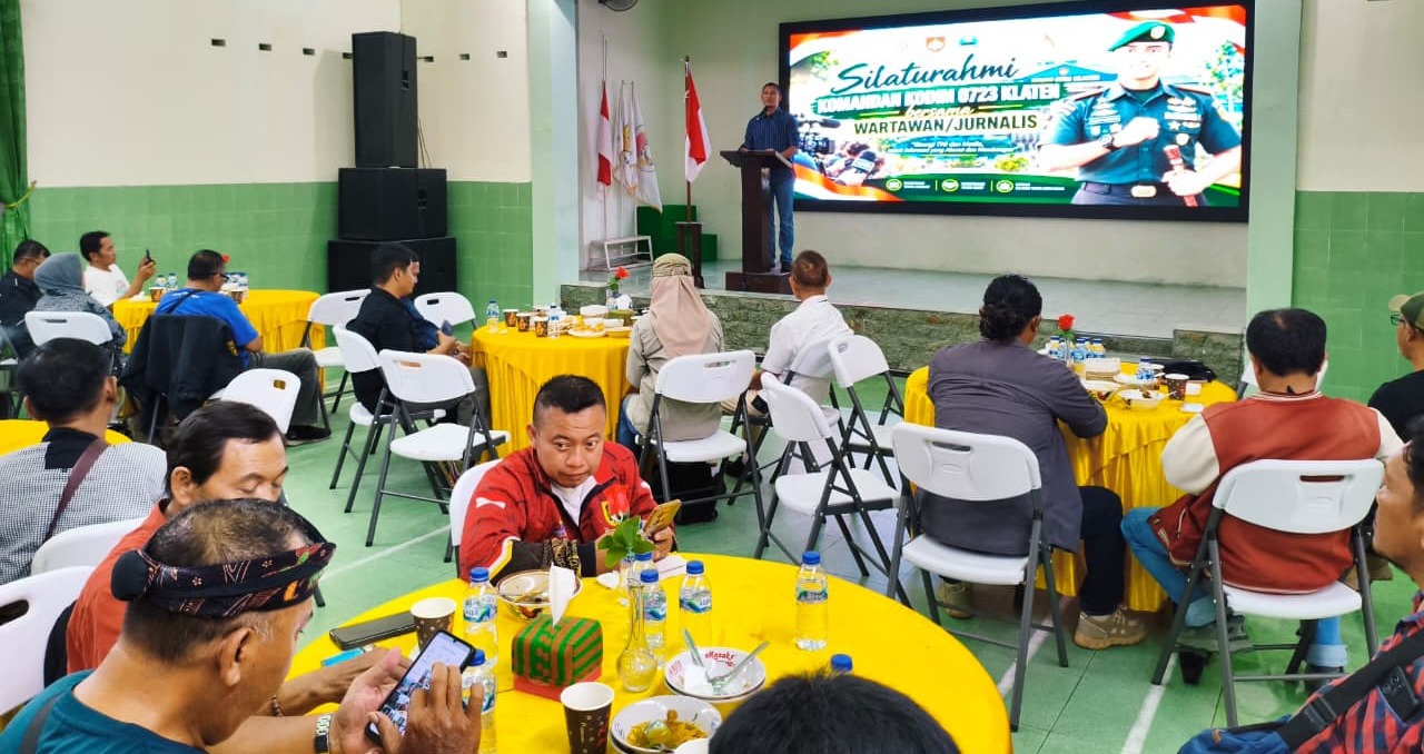 Perkuat Sinergitas Dengan Insan Media, Dandim Klaten : Sampaikan Informasi Yang Tepat dan Bertanggung Jawab
