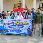 Bergerak Cepat, Usai Dikukuhkan, Bikersmu Unit Klaten Tengah Gelar Aksi Sosial Dropping Air Bersih di Kemalang