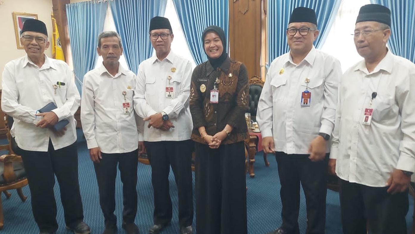 Sowan Plt Bupati, FKUB Klaten Berikan Penguatan Moral Spiritual Pasca Situasi Yang Dinamis Akhir-Akhir Ini.